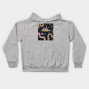 I NEED SPACE ~ to glow ~ RetroStyle Kids Hoodie